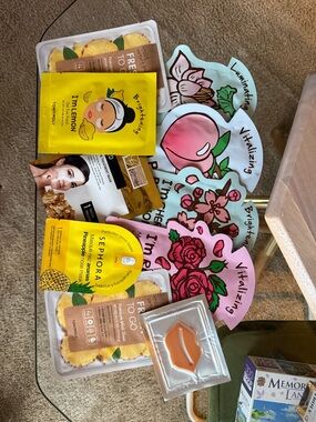 brightening / luminating face mask bundle / assorted brands